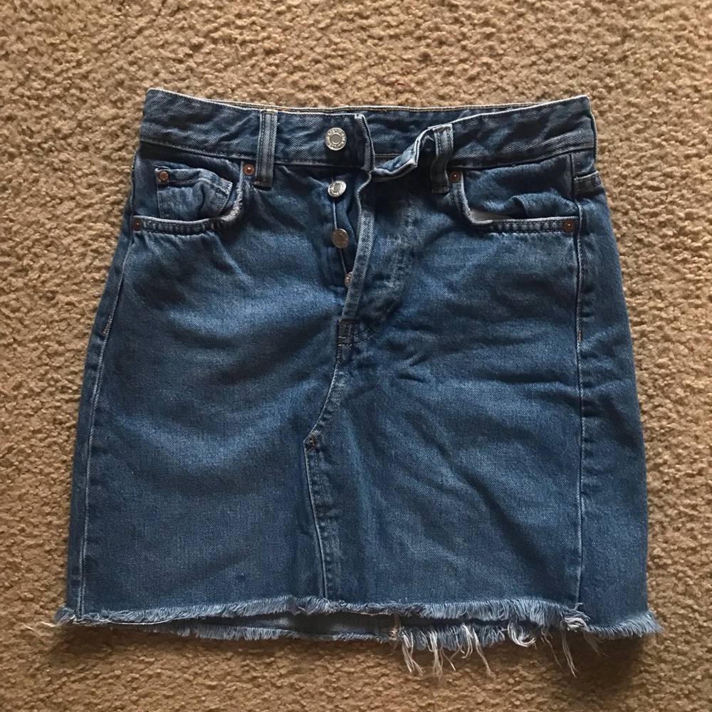 Highwaisted Jean Skirt from H&M!